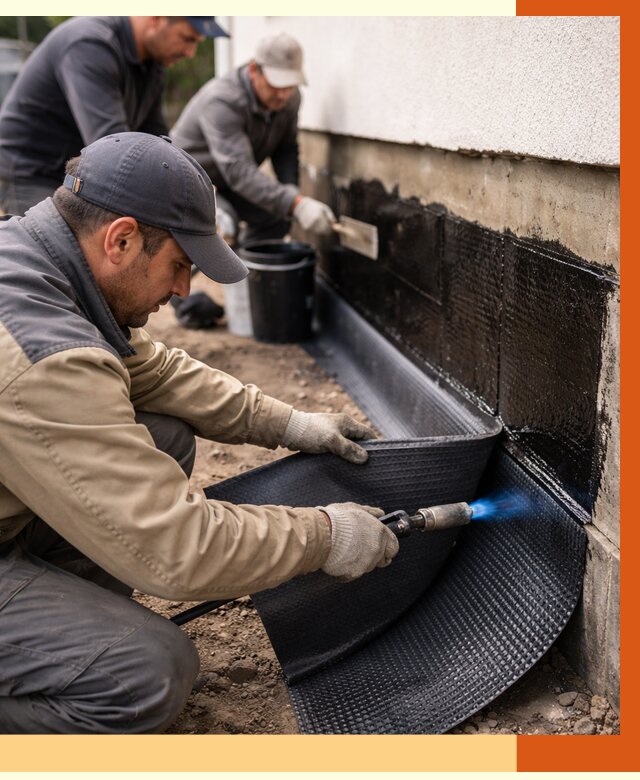 Гидроизоляция цоколя и отмостки в Когалыме от 8787 руб. — ТепломастерКгл