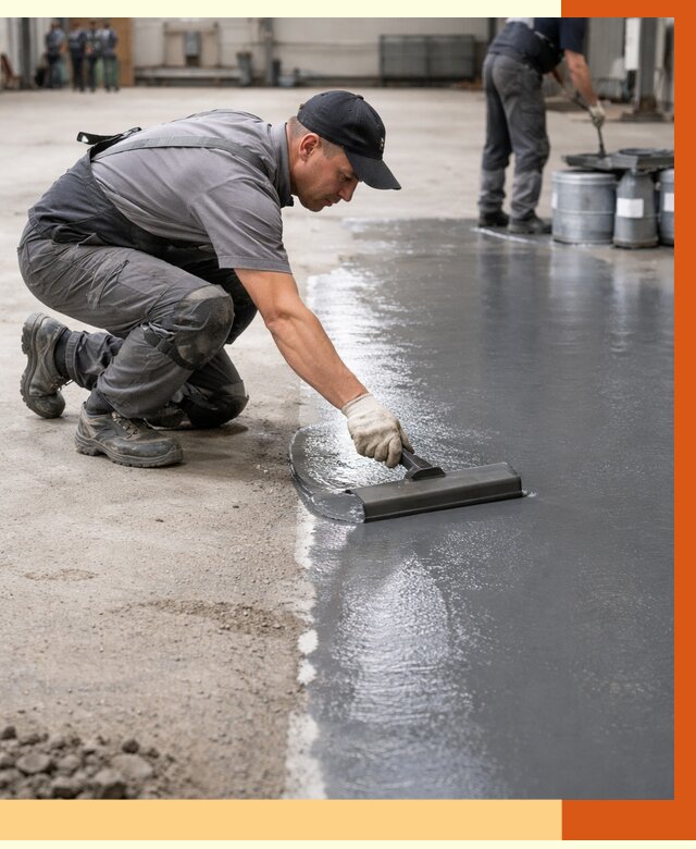 Гидроизоляция промышленного пола в Когалыме от 1241 руб./м2 — ТепломастерКгл специалисты под ключ