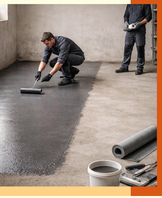 Гидроизоляция гаражного пола в Когалыме от 3618 руб./м² — ТепломастерКгл профессионально