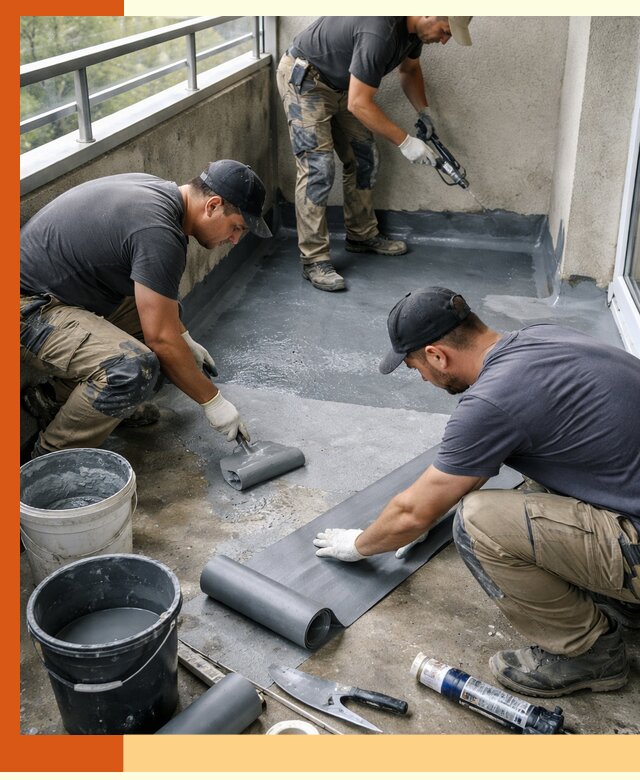 Гидроизоляция балкона в Когалыме: надежная защита от протечек