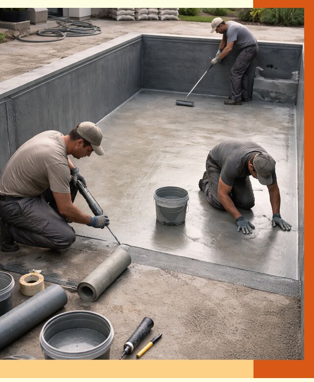 Профессиональная гидроизоляция бассейна в Когалыме от 6720 руб. за м2 | ТепломастерКгл