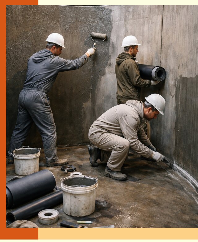 Гидроизоляция резервуара профессионально в Когалыме