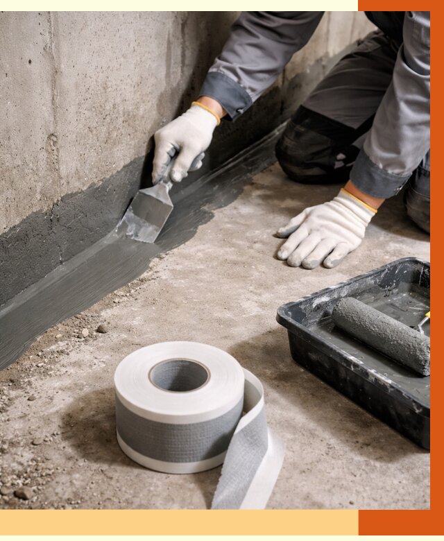 Гидроизоляция швов и герметизация стыков в Когалыме от 1292 руб. | ТепломастерКгл