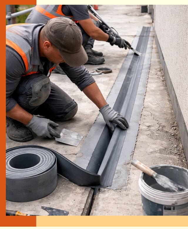 Гидроизоляция деформационного шва в Когалыме профессионально и надежно