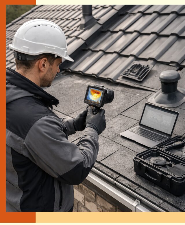 Тепловизионное обследование кровли в Когалыме для выявления дефектов