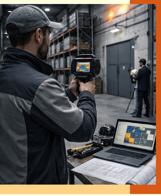 Тепловизионное обследование склада в Когалыме от 6720 руб. | ТепломастерКгл