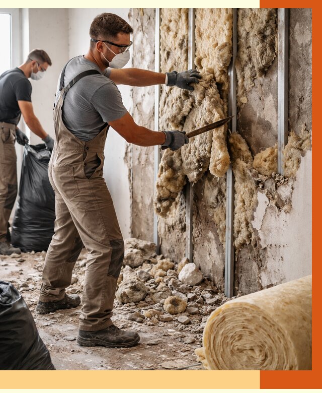 Демонтаж старого утеплителя в Когалыме от 3618 руб. — работы под ключ | ТепломастерКгл