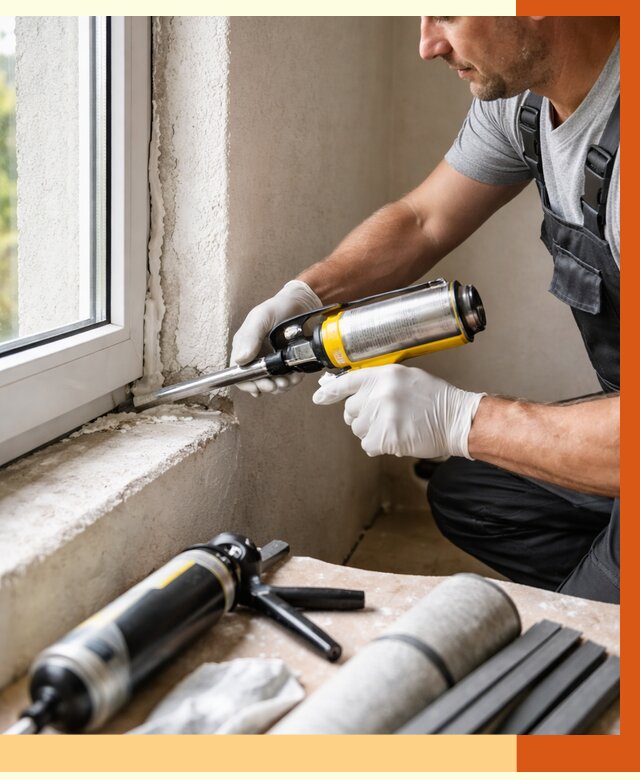 Герметизация стыков и примыканий в Когалыме от 1241 руб. под ключ | ТепломастерКгл