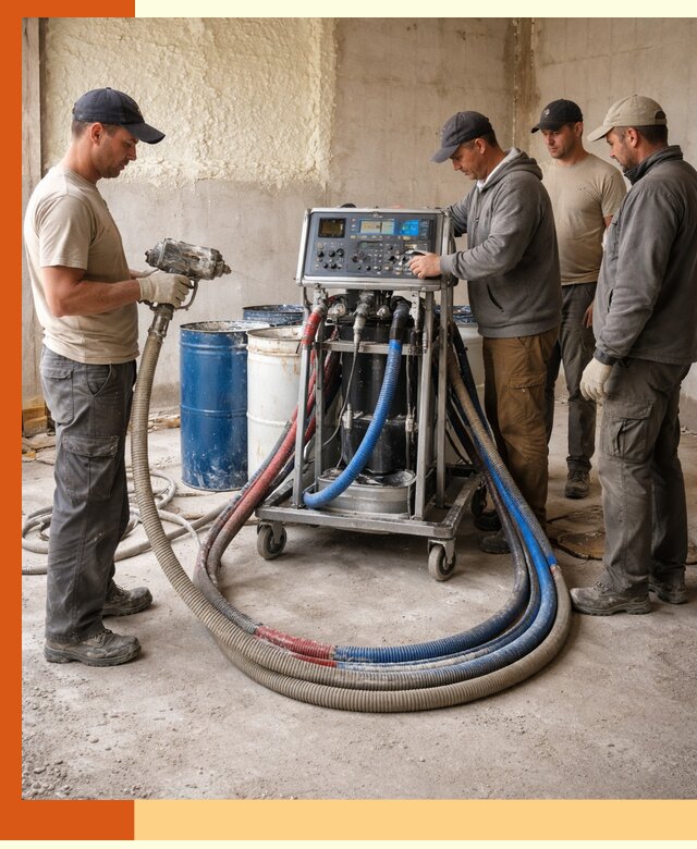 Аренда установки для напыления ППУ в Когалыме на выгодных условиях